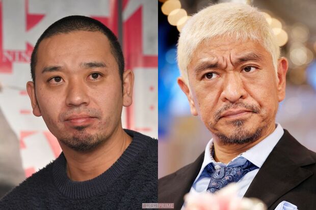 千鳥大悟(左)と松本人志