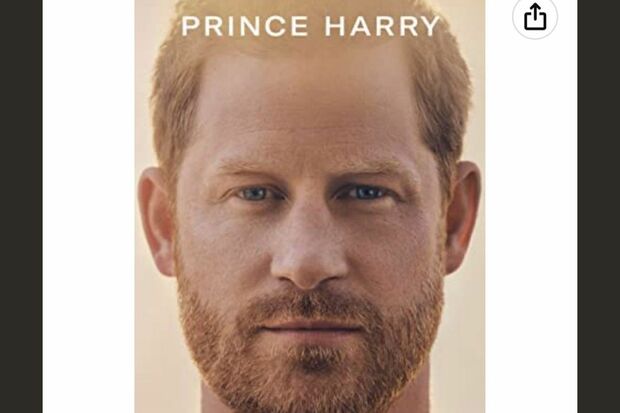 ヘンリー王子が表紙となっている暴露本『スペア』は各国で話題（米Amazonより）