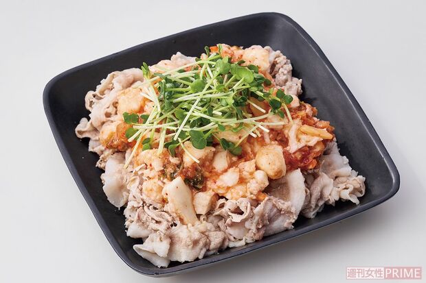 長芋キムチ豚しゃぶ