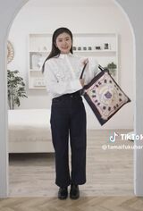 「なに目指してるかわかんない」秋服コーデ披露でツッコミが続出した福原愛（公式Tiktokより）