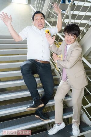 インディアンス（左）田渕章裕（右）木村亮介　撮影／佐藤靖彦