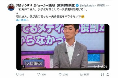 ジョーカー議員こと河合ゆうすけ氏の投稿（Xより）