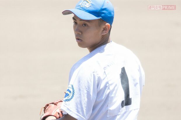 次男の脩悟は、対戦相手から13三振を奪い完投