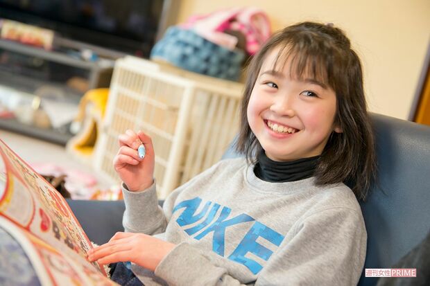 震災から2年後、9歳になった海音さん（'13年3月）撮影／週刊女性写真班