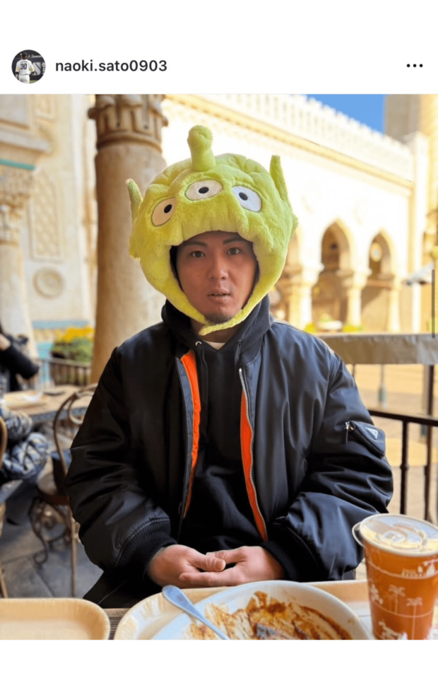 福岡ソフトバンクホークスの佐藤直樹外野手(本人のインスタグラムより)