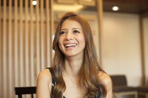 インタビューは都内で。終始、笑顔で話してくれた