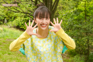 ももいろクローバーZのリーダー百田夏菜子（撮影／田中敦美）