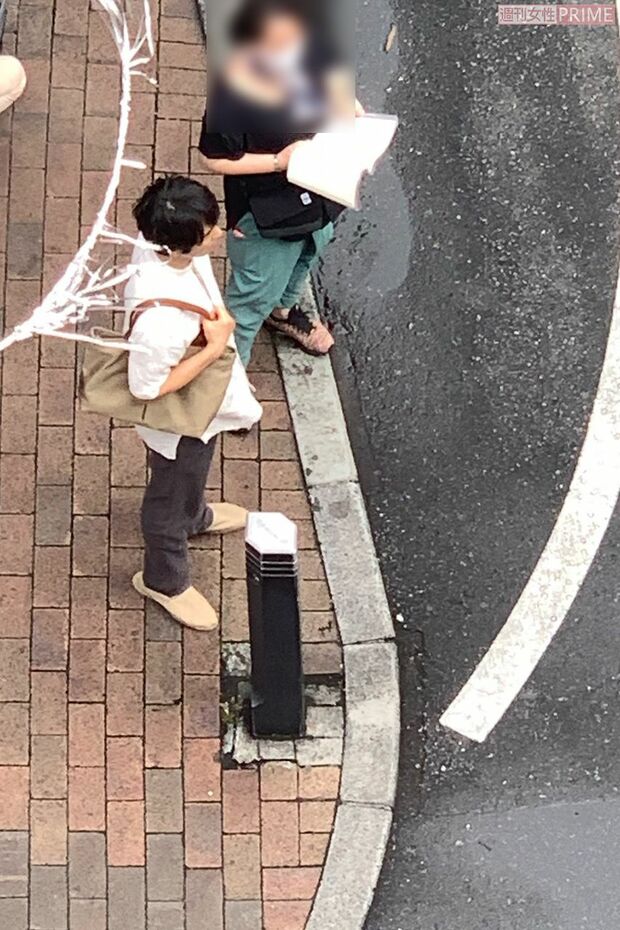 新宿二丁目でロケ中の桐山漣。ドラマ『おじさんはカワイイものがお好き。』で今井翼と共演