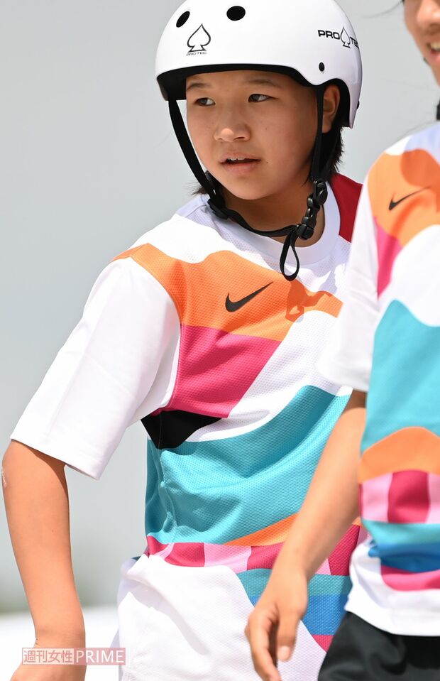 東京五輪で金メダルを獲得した西矢椛(もみじ)