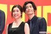 映画『コンフィデンスマンJP』ワールドプレミアでの竹内結子さんと三浦春馬さん('19年5月)