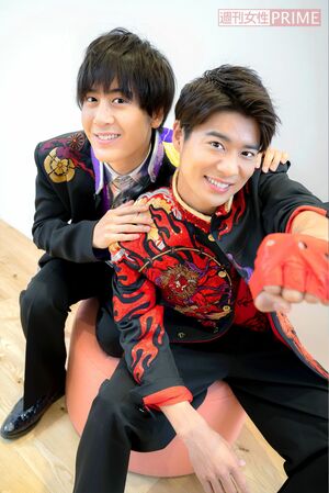 土田拓海(27)、辻本達規(27)　撮影／佐藤靖彦