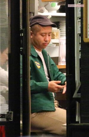 お一人様だった澤部はつけ麺屋で夕食を(2012年)