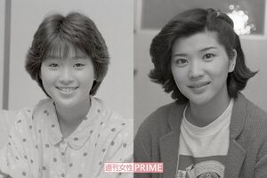 新人時代の桜田淳子（'55年）と酒井法子（'61年） 撮影／佐藤基広