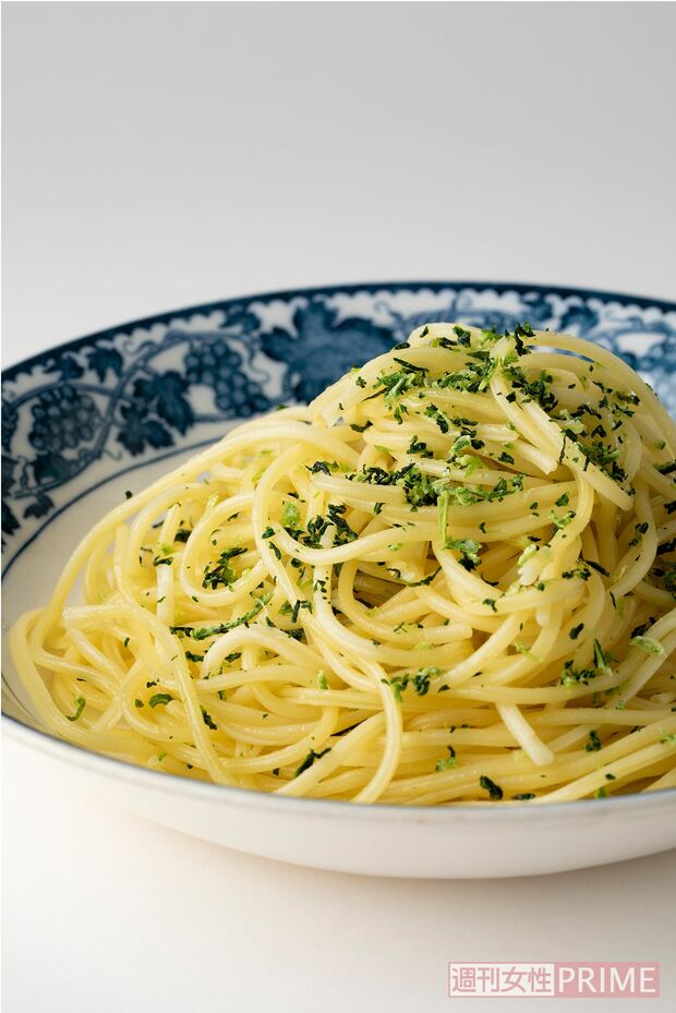 ひろしとニンニクバターのパスタ