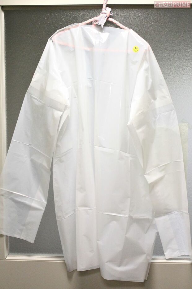 5月15日に『済生会』に贈られたご一家の“手作りガウン”