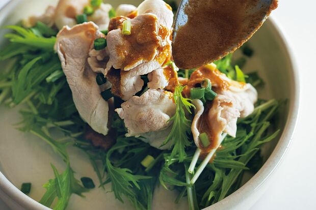 豚しゃぶサラダ　撮影／砂原 文