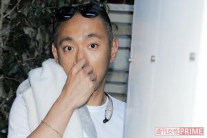 直撃取材時の市川海老蔵（'16年3月）