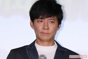 映画『妖怪学園Y猫はHEROになれるか』公開記念舞台挨拶でのアンジャッシュ・渡部建（'19年12月15日）