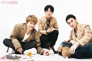 『新しい地図』の3人（左から香取慎吾、稲垣吾郎、草なぎ剛）（撮影／廣瀬靖士）