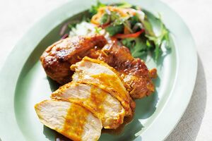 鶏むね肉の「タンドリーチキン」