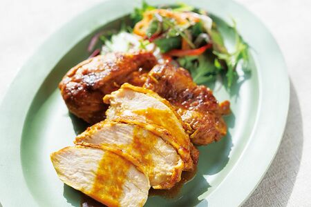 鶏むね肉の「タンドリーチキン」