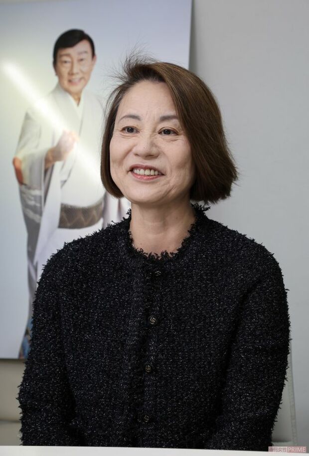 橋幸夫さんの妻・真由美さん　撮影／近藤陽介