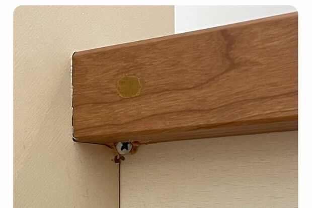 『タマホーム』騒動の発端となったビスが飛び出している画像。現在は削除されている（Xより）