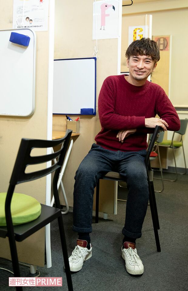 仕切りのあるブースで個別授業を行う。現在、安田さんは新規プロジェクトの進行などに専念している　撮影／伊藤和幸