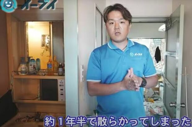 イーブイの二見文直社長（写真：「イーブイ片付けチャンネル」より）