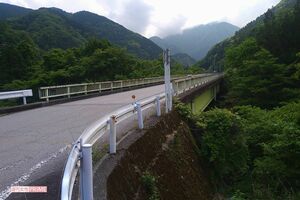 湯沢橋の下、川のほとりにAさんの死体は遺棄されていた