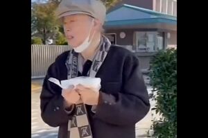 11月4日にツイッターで拡散された動画には、手がブルブル震える田代まさしの姿があった