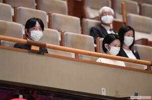 『文化庁芸術祭』のオープニングを鑑賞された秋篠宮ご夫妻（10月1日）