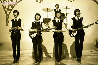 '67年デビュー当時のタイガース。2曲目の『シーサイド・バウンド』で人気が爆発