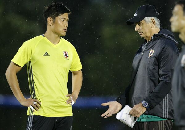 ハリル監督とは得意のフランス語で常日ごろから意見を交わしていた