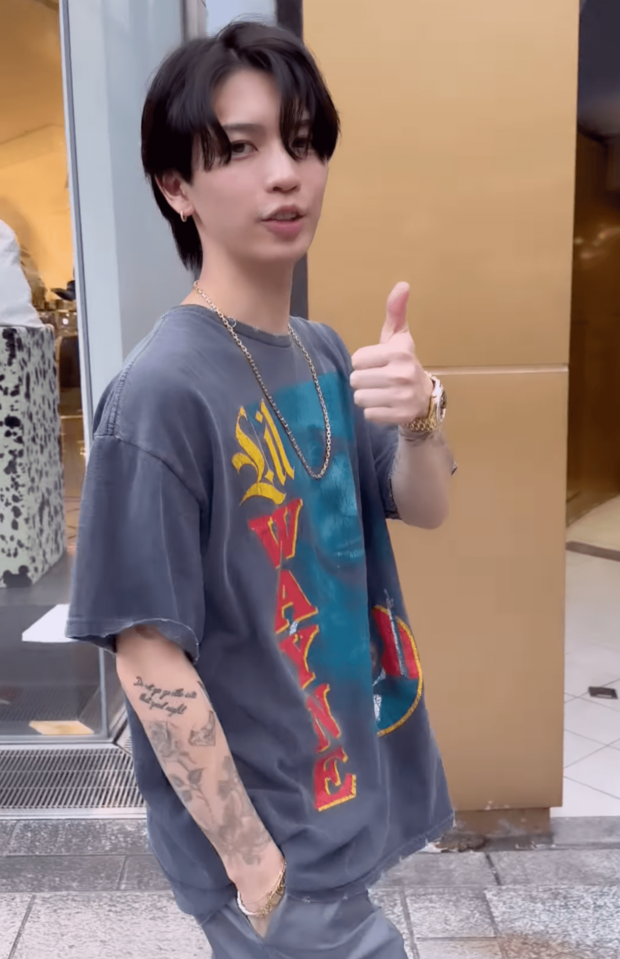 9月21日に自身のインスタグラムで公開した原宿を歩く岩橋玄樹（公式インスタグラムより）