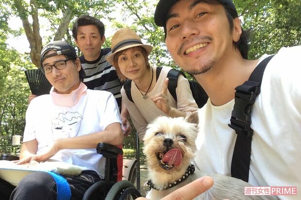 ミュージカル『テニスの王子様』で出会った俳優仲間たち。今でも交流が続いていて、一緒に何かしたいと計画中だという