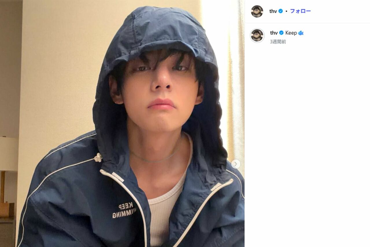 BTSメンバー・V、日本公演の“厳重警備”から一転“完全オフモード”で