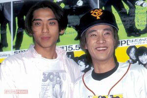 1996年5月7日、森且行の退所会見に立ち会った中居正広