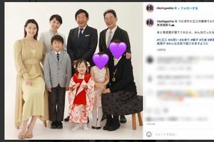 東尾理子のインスタにアップされた“家族写真”に、いしだ壱成の姿はなく(公式インスタグラムより)