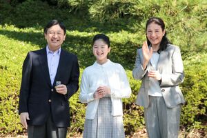 2012年　52歳　葉山御用邸でご静養中（撮影／JMPA）