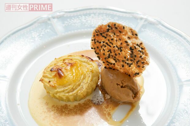 ほくほくのスイートポテトとさわやかなクリームチーズのコンビネーションにうっとり!!