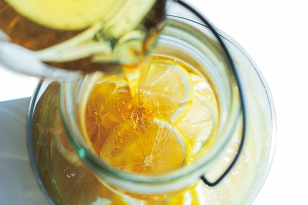 自家製はちみつレモン　撮影／砂原 文