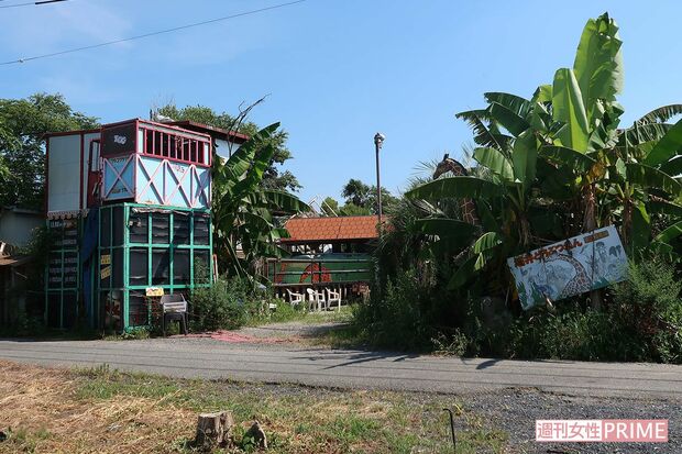 現在の第2飼育場。キリンなどの姿を外からは確認できない