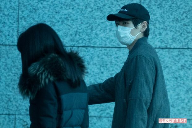 古川と女性のツーショット