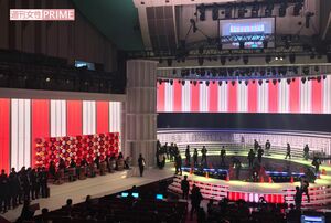 リハーサルが行われているNHKホール