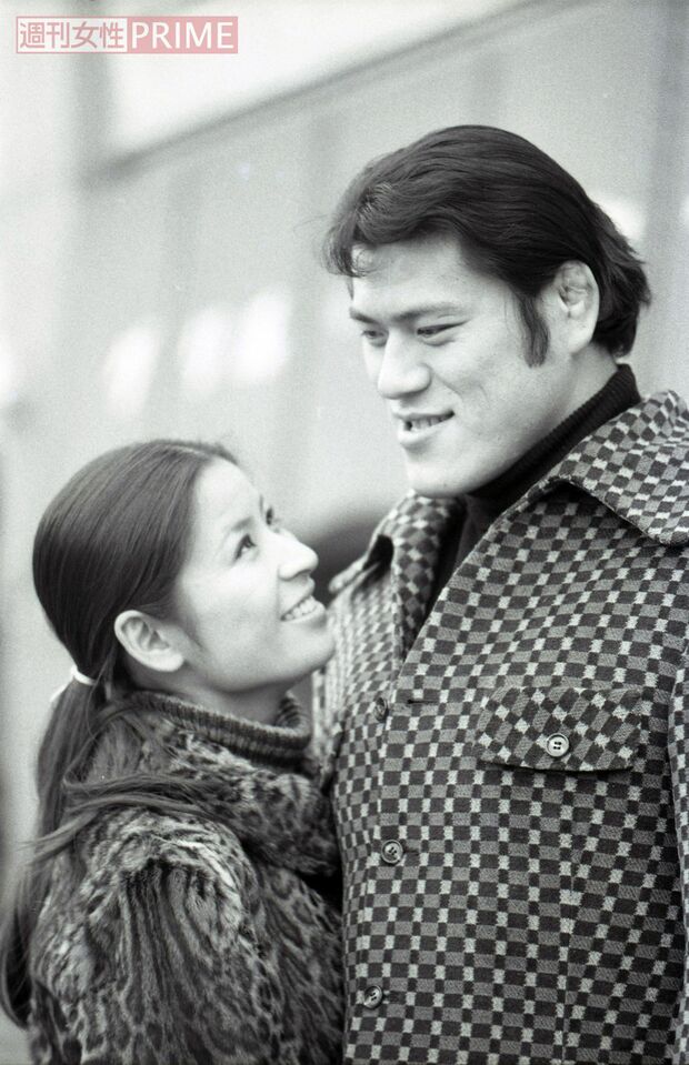 結婚当初のアントニオ猪木さんと倍賞美津子さん