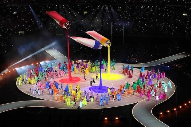 ミラノ・コルティナ五輪の開会式（代表撮影）