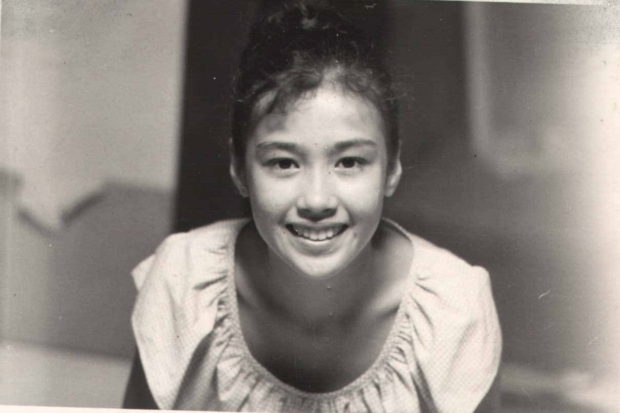 小学5年生のころの辺見マリ。京都でも有名なバレエの先生から指導を受けて、一流のバレリーナになることを夢見ていた