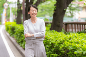 タレント、実業家・岡田美里（撮影／佐藤靖彦）