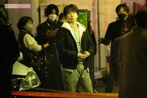 2022年11月、ドラマ『大病院占拠』の撮影に臨む櫻井翔